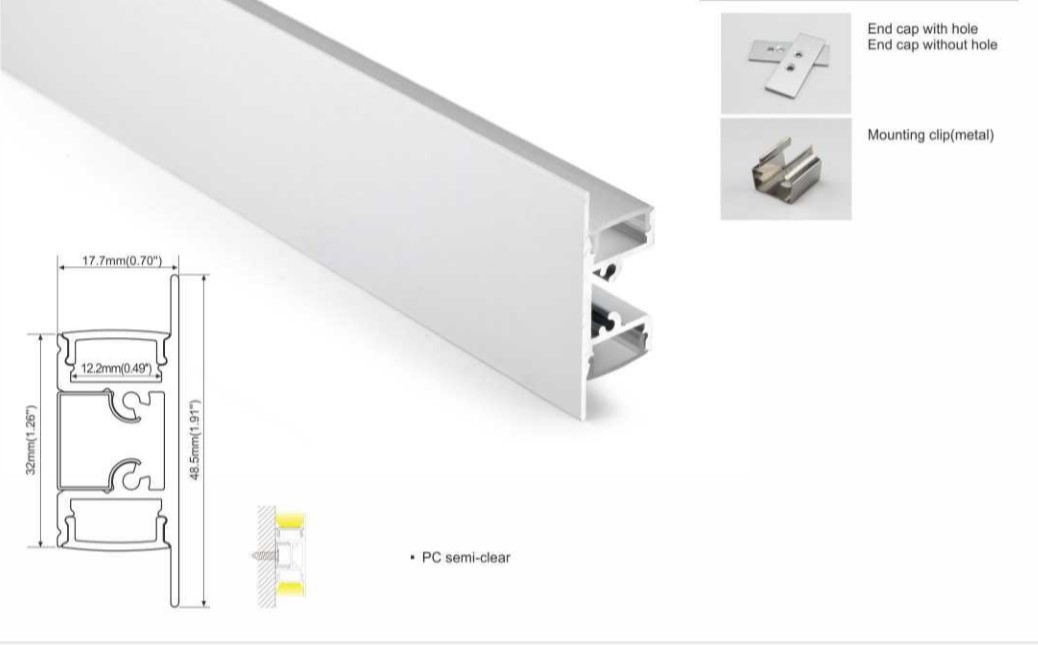 profile aluminium ruban led